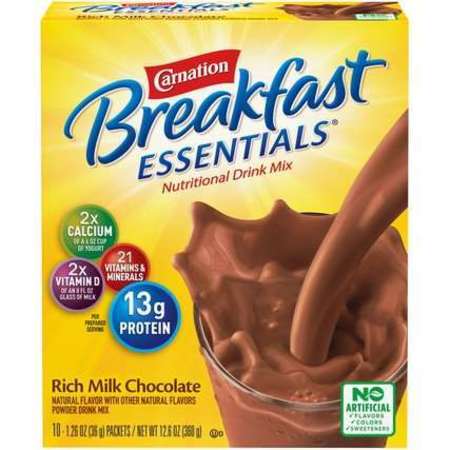 CARNATION Nestle Carnation Chocolate Breakfast Essentials Drink Mix 12.6oz., PK6 10050000530325